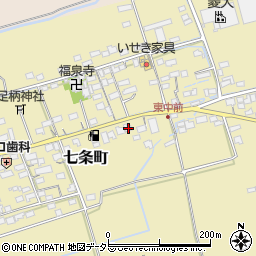 滋賀県長浜市七条町451周辺の地図