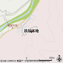 兵庫県養父市鉄屋米地周辺の地図