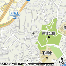 神奈川県横浜市戸塚区戸塚町2443-23周辺の地図