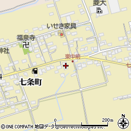 滋賀県長浜市七条町447-1周辺の地図