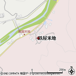 兵庫県養父市鉄屋米地106周辺の地図