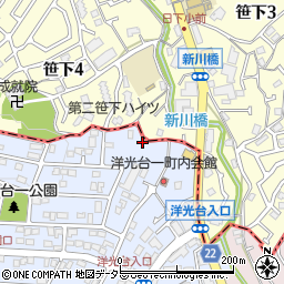 神奈川県横浜市磯子区洋光台1丁目18-51周辺の地図