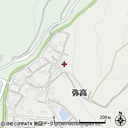 滋賀県米原市弥高514周辺の地図