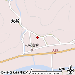 兵庫県養父市大谷262周辺の地図