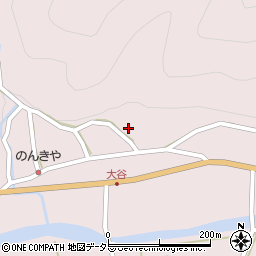 兵庫県養父市大谷250周辺の地図