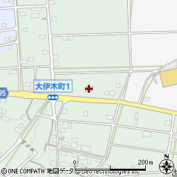 ファミリーマート各務原大伊木店周辺の地図