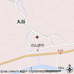 兵庫県養父市大谷261周辺の地図