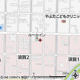 ホテルルートイン岐阜県庁南駐車場周辺の地図