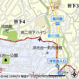 神奈川県横浜市磯子区洋光台1丁目18-47周辺の地図