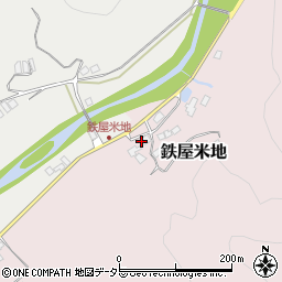 兵庫県養父市鉄屋米地126周辺の地図