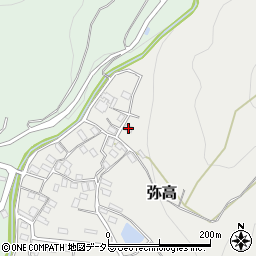 滋賀県米原市弥高514-1周辺の地図