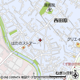 神奈川県秦野市西田原151周辺の地図