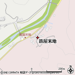 兵庫県養父市鉄屋米地130周辺の地図
