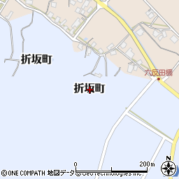 島根県安来市折坂町周辺の地図