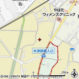 木津根橋集会場周辺の地図
