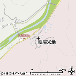 兵庫県養父市鉄屋米地131周辺の地図