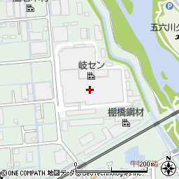 岐セン株式会社　穂積工場施設周辺の地図