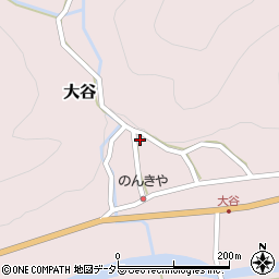 兵庫県養父市大谷260周辺の地図