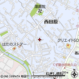 神奈川県秦野市西田原160周辺の地図