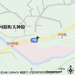 鳥取県鳥取市河原町天神原375周辺の地図