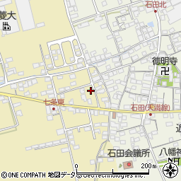滋賀県長浜市七条町73周辺の地図
