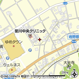 島根県出雲市斐川町上直江1421-7周辺の地図