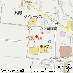 鳥取県西伯郡伯耆町大殿周辺の地図
