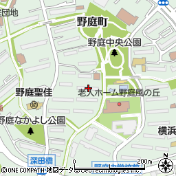 神奈川県横浜市港南区野庭町628-9周辺の地図