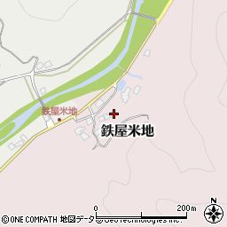 兵庫県養父市鉄屋米地134周辺の地図