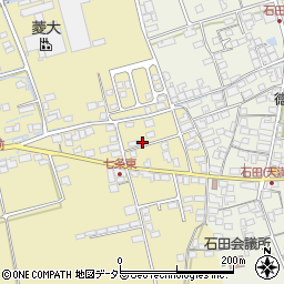 滋賀県長浜市七条町61周辺の地図