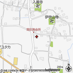 間田集会所周辺の地図