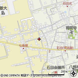 滋賀県長浜市七条町74周辺の地図