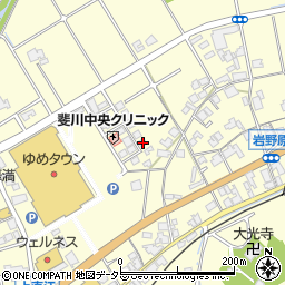 島根県出雲市斐川町上直江1421-16周辺の地図