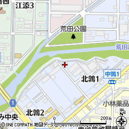 三菱車検センター周辺の地図