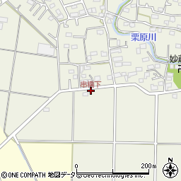 串橋下周辺の地図