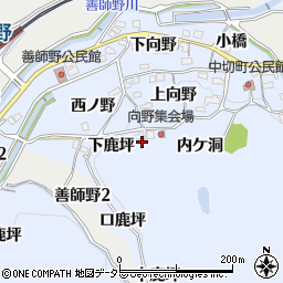 愛知県犬山市善師野内ケ洞1周辺の地図