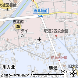 島根県出雲市大社町修理免754-4周辺の地図