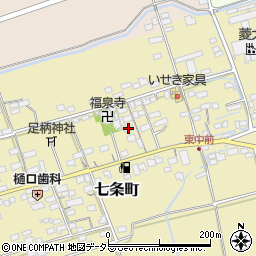 滋賀県長浜市七条町593周辺の地図