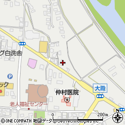 鳥取県西伯郡伯耆町大殿543-2周辺の地図