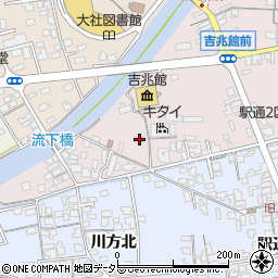 島根県出雲市大社町修理免760-1周辺の地図