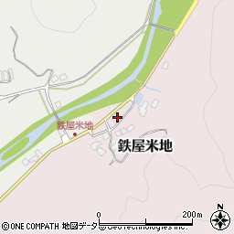 兵庫県養父市鉄屋米地151周辺の地図