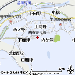愛知県犬山市善師野内ケ洞2周辺の地図