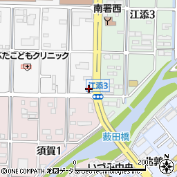 オンテック岐阜店周辺の地図