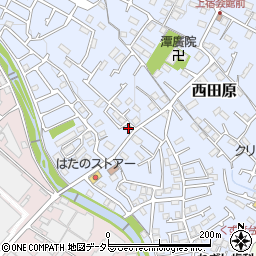 神奈川県秦野市西田原119周辺の地図