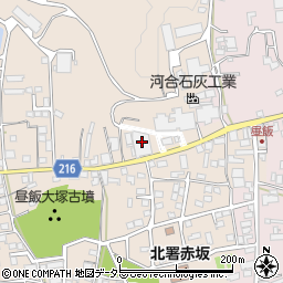 古田石灰工業所周辺の地図