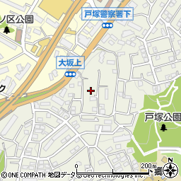 神奈川県横浜市戸塚区戸塚町2393周辺の地図