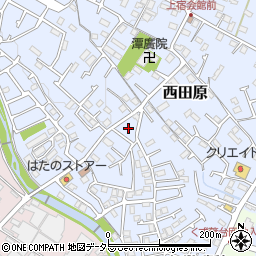 神奈川県秦野市西田原154周辺の地図