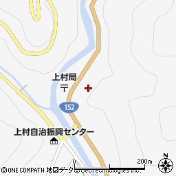 長野県飯田市上村603周辺の地図