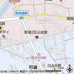 島根県出雲市大社町修理免707-2周辺の地図