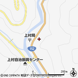 長野県飯田市上村611周辺の地図